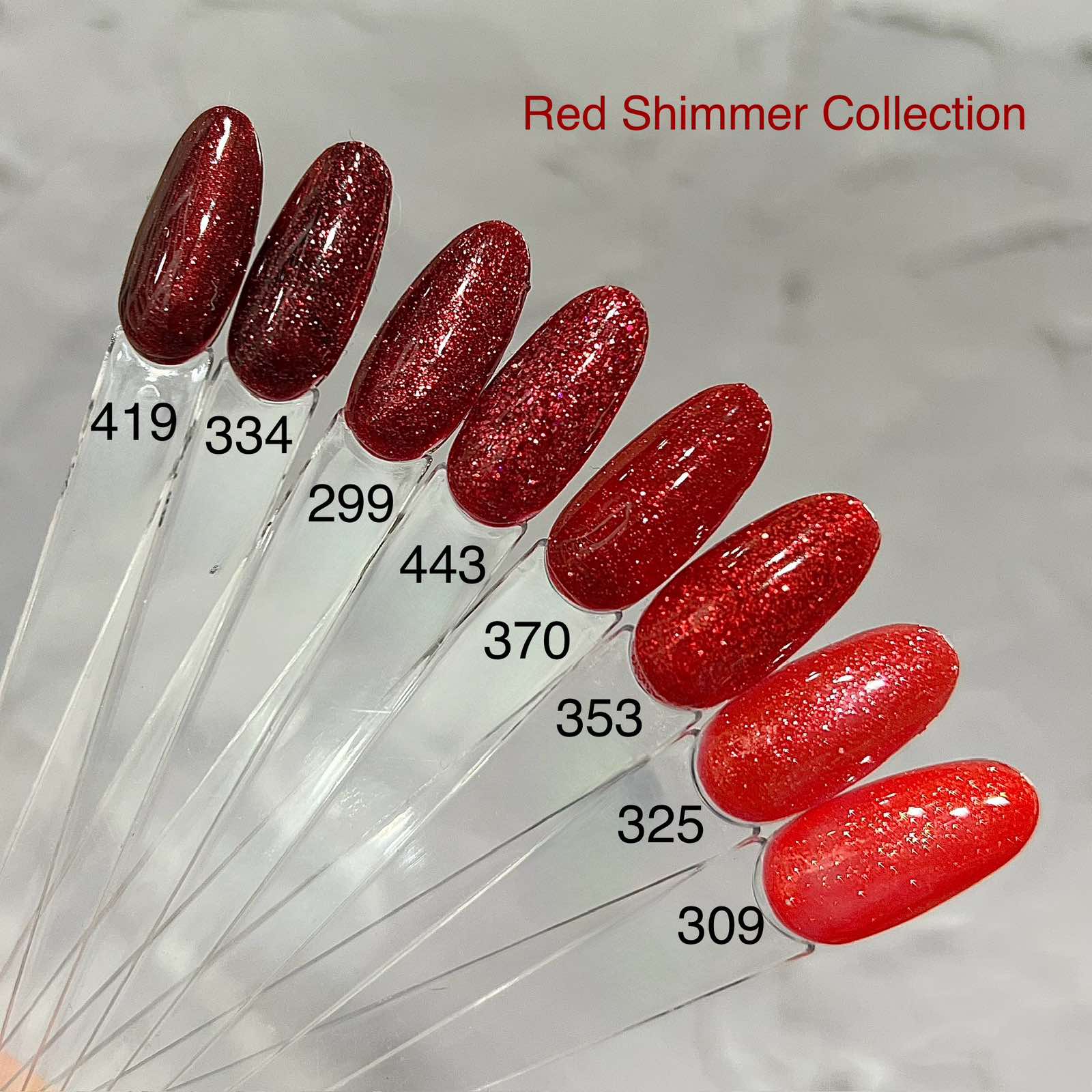 Red Shimmer Collection #299