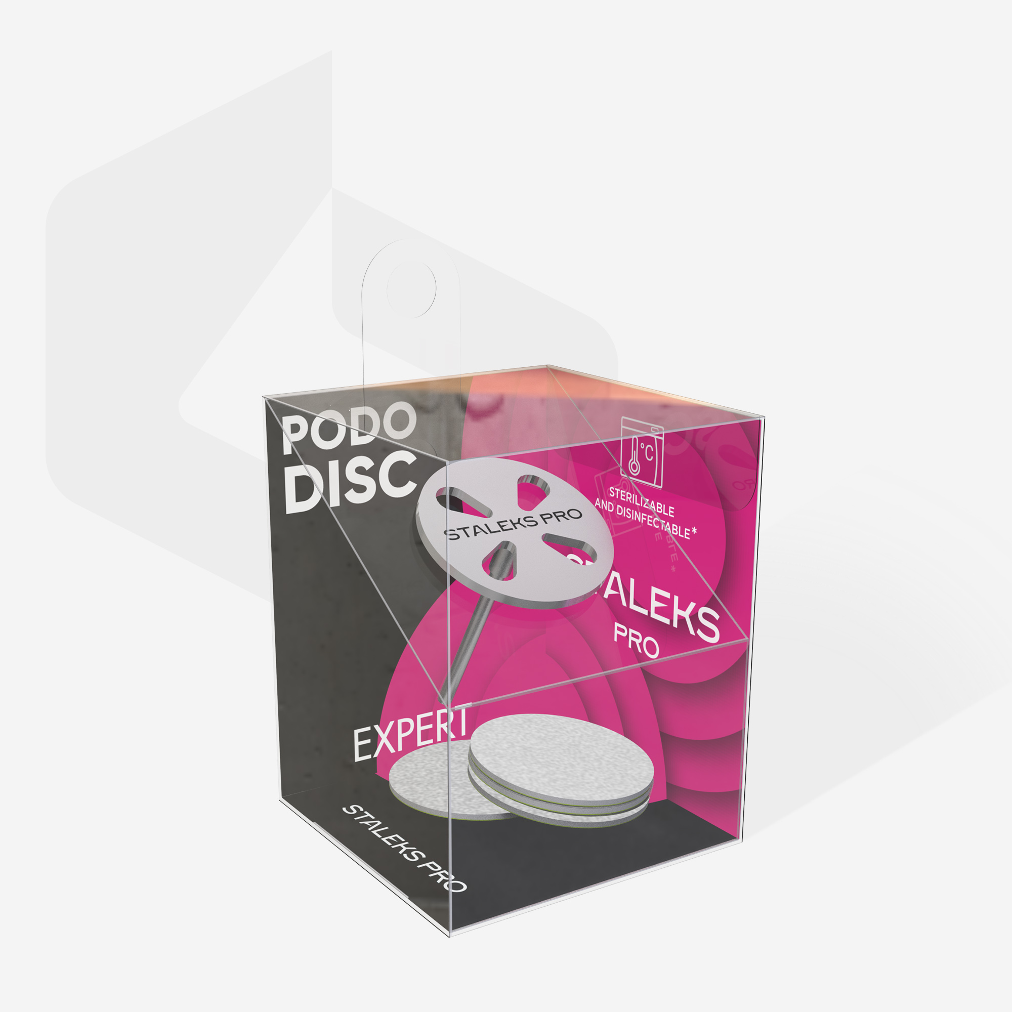 ДИСК ЗА ПЕДИКЮР – PODODISK PRO M PDSET-20 грубост 180/20мм